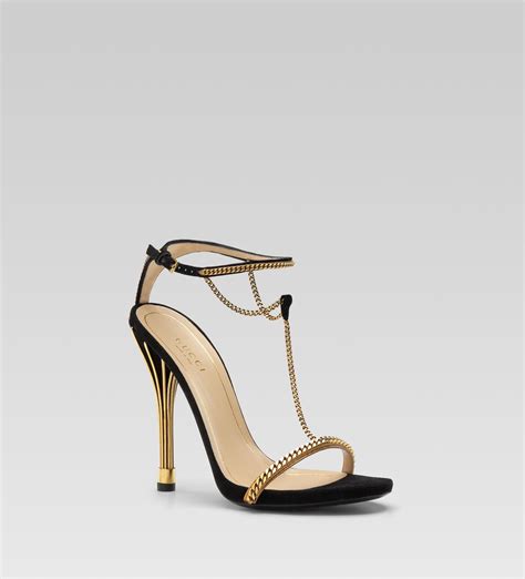 emoil gucci t-bar straps flip high heel|Gucci Heels for Women .